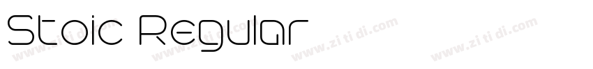 Stoic Regular字体转换